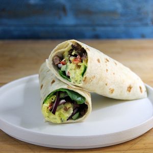 Wraps med løvstek & potetsalat