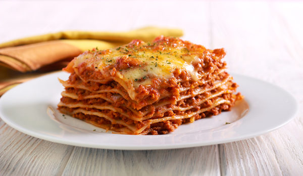 Lasagne med bolognese saus