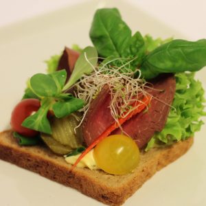 Smørbrød med roastbiff