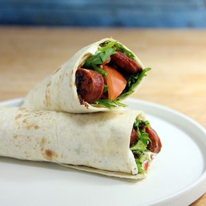 Wraps med chorizo