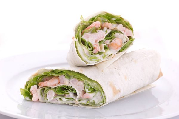 Wraps med reker