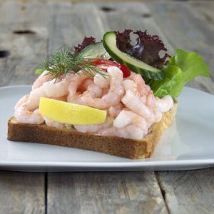 Smørbrød med reker