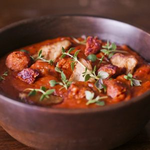 Svinegryte med Chorizo